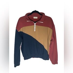 Urban Nation Quarter Zip Sweatshirt In Size XL